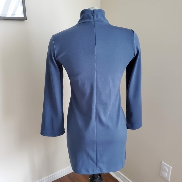 CLUB Monaco Ellaibellai Mock Neck A Line Knit Dress Size XS - Picture 5 of 8